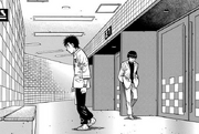 Ippo and Miyata meet before Takamura's match against Dragon