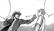 Kamogawa explaining the jab