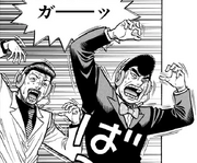 Takamura and Date rehearsing for Ricardo and Sendō's match