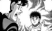 Umezawa suggesting for Ippo to go back to boxing