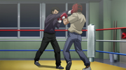 One punch knockout in a spar of Sawamura