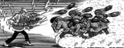 Ippo's training for long ranged punches before fighting Alfredo