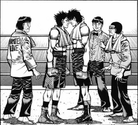 Mashiba facing off Sawamura