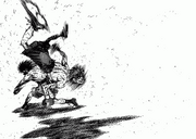 Ippo defeating Kojima