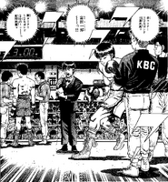 Appearing as a 2nd for Miyata's match against Mashiba