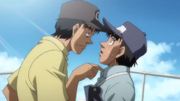 Umezawa talking about Ricardo with Ippo