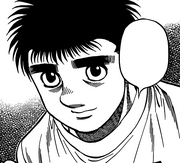 Ippo telling Kamogawa that nothing is impossible