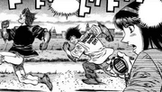 Kumi timing Ippo and Itagaki's sprints