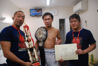 Morikawa with JBC Champion Tamura Ryoichi