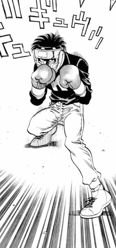 boxing stance anime