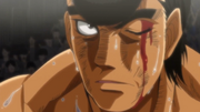 Takamura's eye starting to bleed