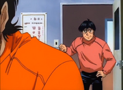 Yanaoka talking with Sendo