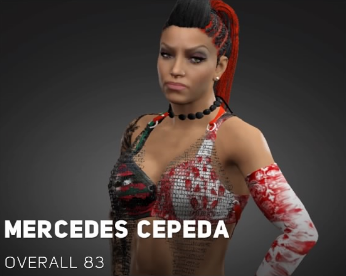 Mercedes Cepeda, WWE 2K Wiki