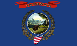 Flag of Indiana (1903-1917)