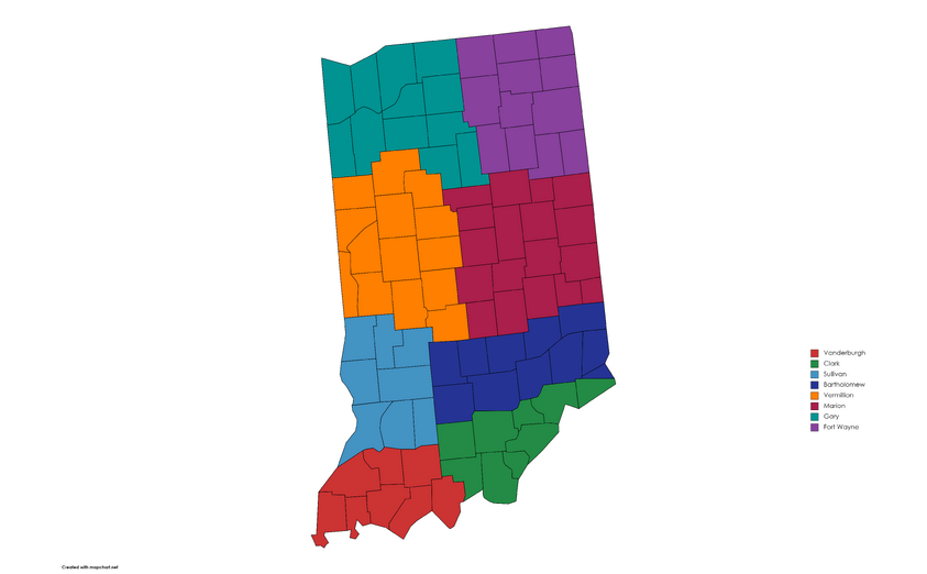 Indiana Club Regions