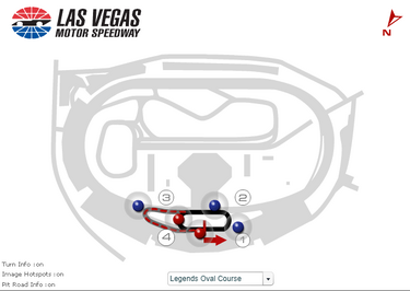 las vegas nascar track map