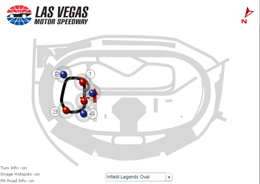 las vegas nascar track map