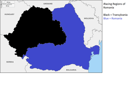 Romania iRacing Regions