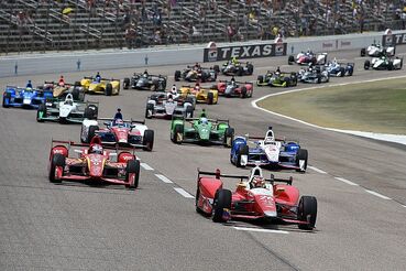 Indycar-texas-2016-start-carlos-munoz-andretti-autosport-honda-leads