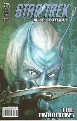 Star Trek: Alien Spotlight cover art by Len O'Grady (2007)
