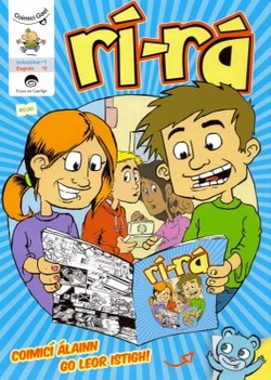 Rí-Rá promotional issue, cover art by Aidan Courtney