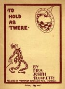 To Hold as 'Twere, 1919