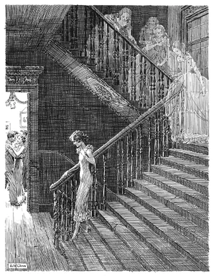 "The Dance in the Old Dublin House", illustration by W. H