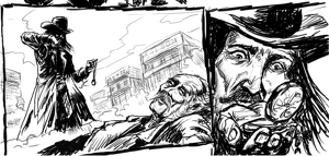 From "Dark Rider, Pale Horse", Something Wicked #1, 2006