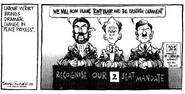Cartoon from The Irish Times, 1997