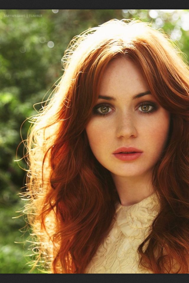 dark orange hair tumblr