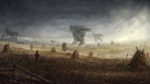 "In the Middle of a Storm" by Jakub Rozalski