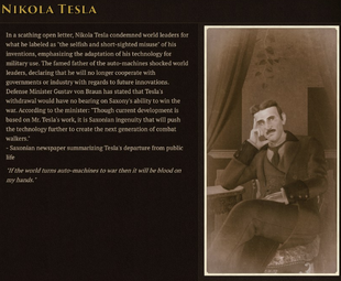 Tesla Lore in Codex 