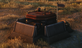 The old Machine Gun Bunker from the Early Beta.