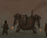 Rusviet Flamethrower Mech