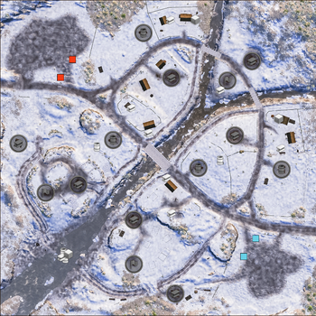 Map border river