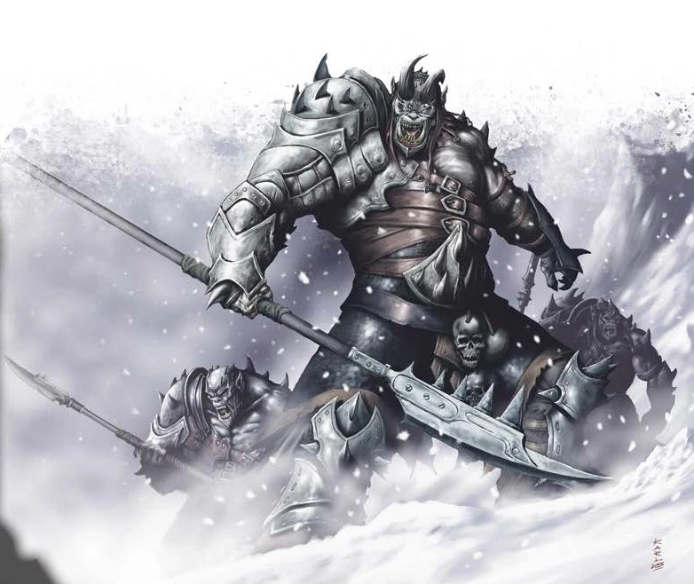 Blighted Ogrun Warmongers Iron Kingdoms Wiki Fandom