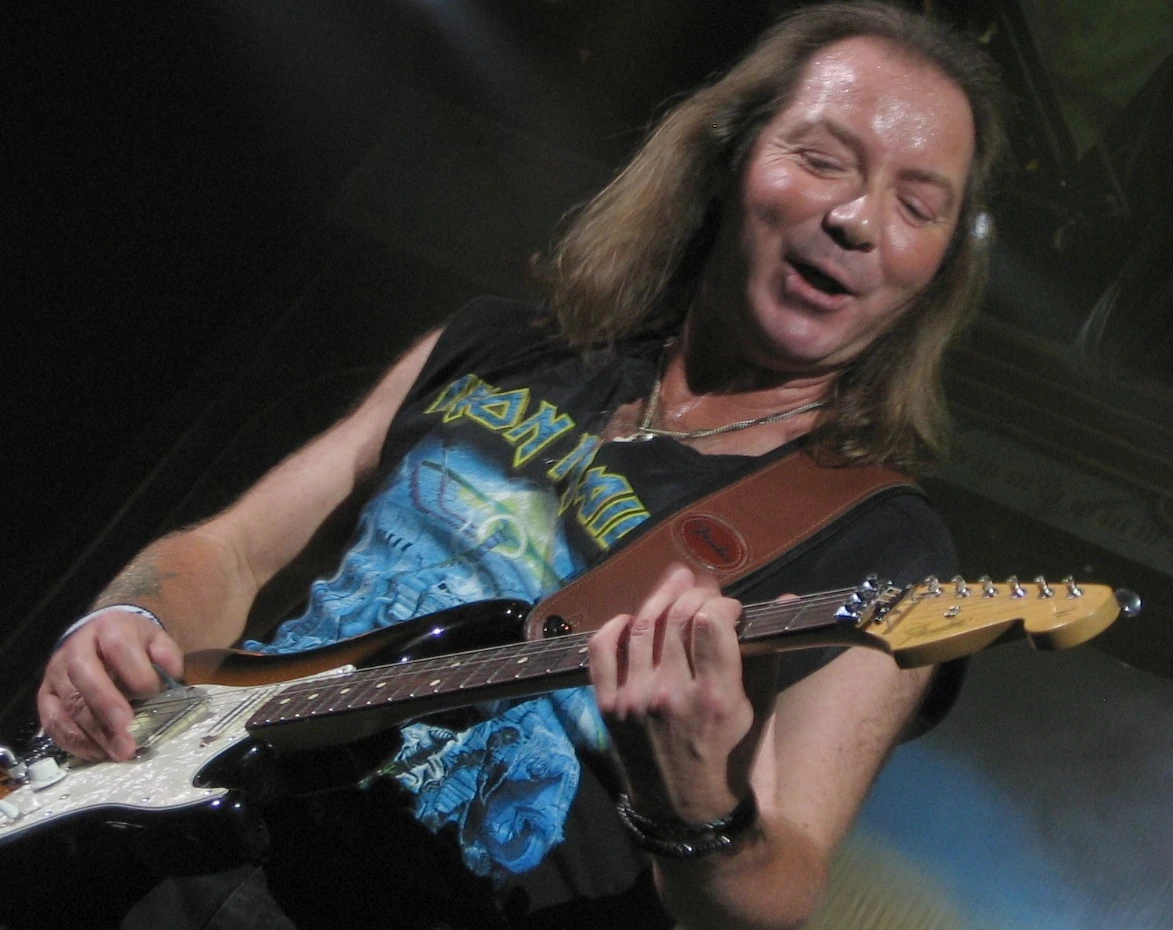 希少】 Iron Maiden/Dave Murray/Guitar Pick Dave Murray of