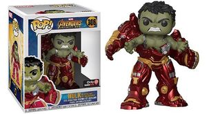 Funko POP figure: Hulk getting out Hulkbuster