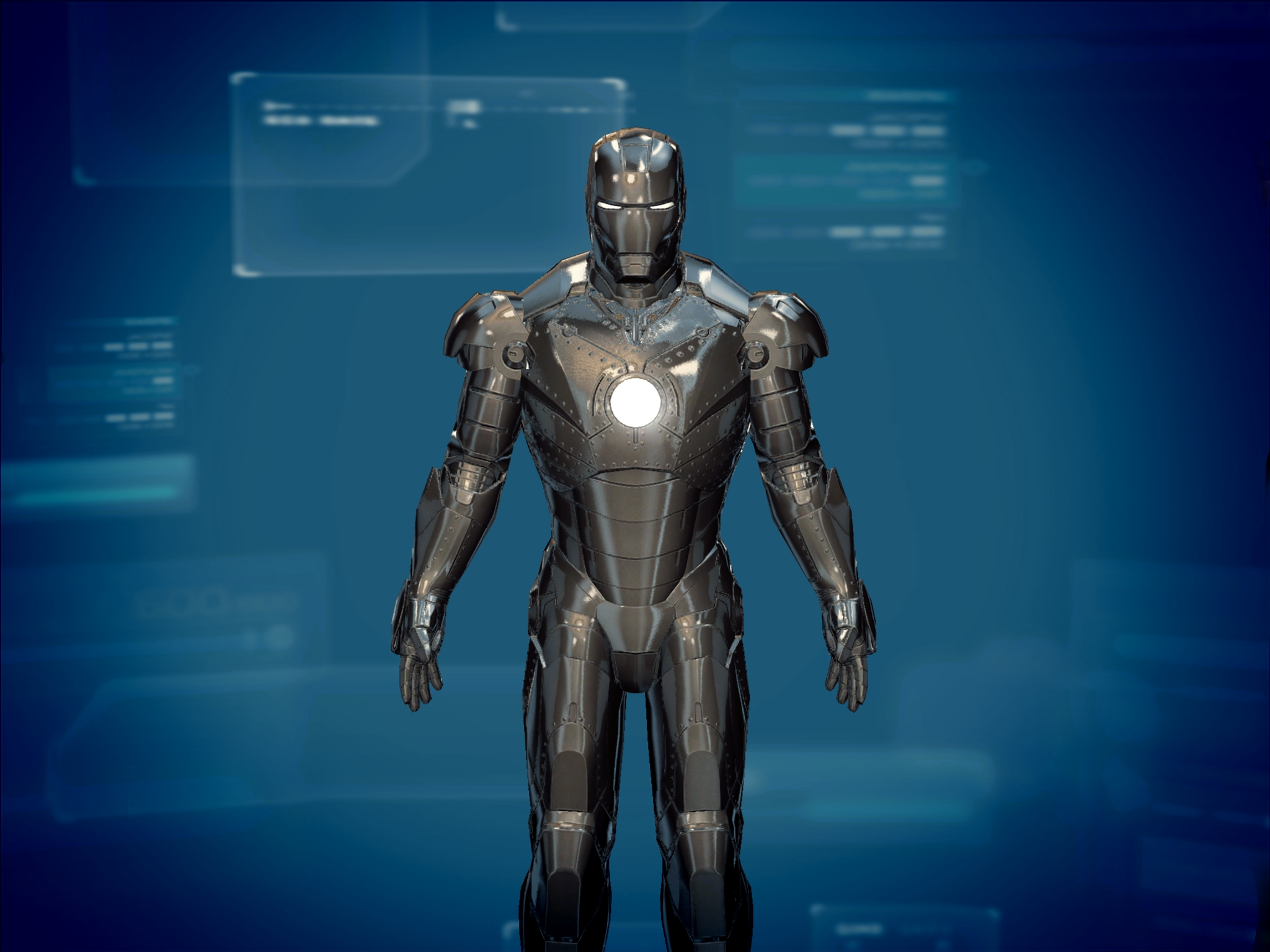 iron man suit details