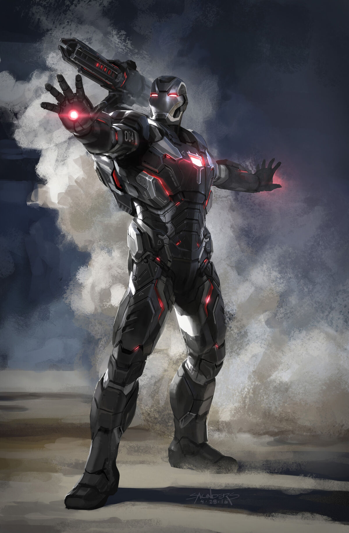 Avengers: Infinity War - Iron Man Mk 50 suit-up by Phil Saunders