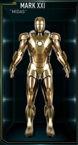 Mark XXI Midas Iron Man Wiki Fandom
