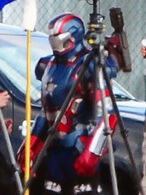 The Iron Patriot's armor in development.