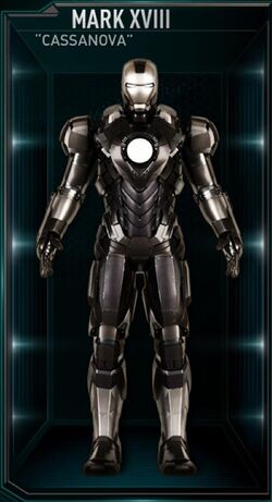 Mark XVIII - Cassanova | Iron Man Wiki 