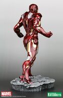 The back side view of the Mark VII statue.