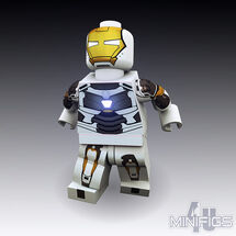 A 3D Lego rendering of the armor.