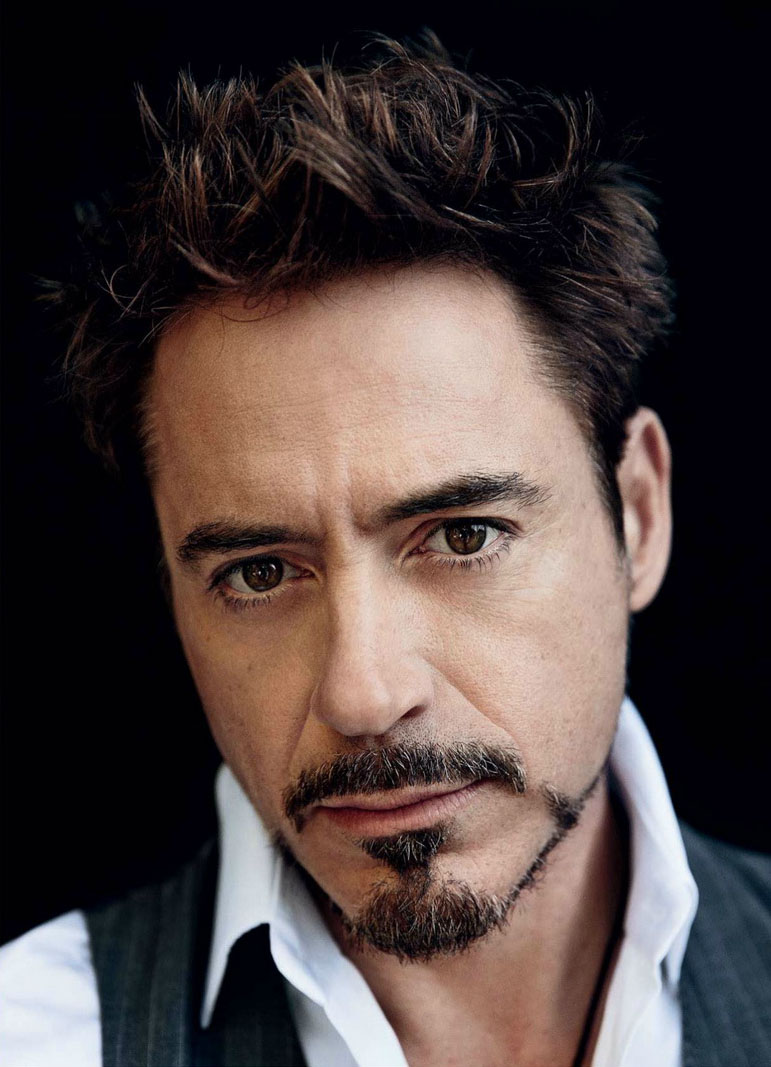 robert downey jr iron man hairstyle