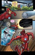 Iron man tests Mark L's structural integrity