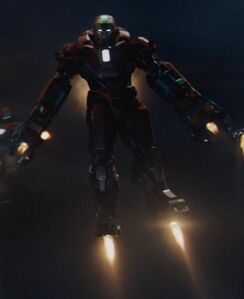 Mark 35 in Iron Man 3