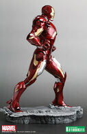The right side view of the Mark VII Statue.