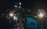 Anthony Stark (Earth-199999) with Iron Man Armor MK XL (Earth-199999) from Iron Man 3 (film) 001